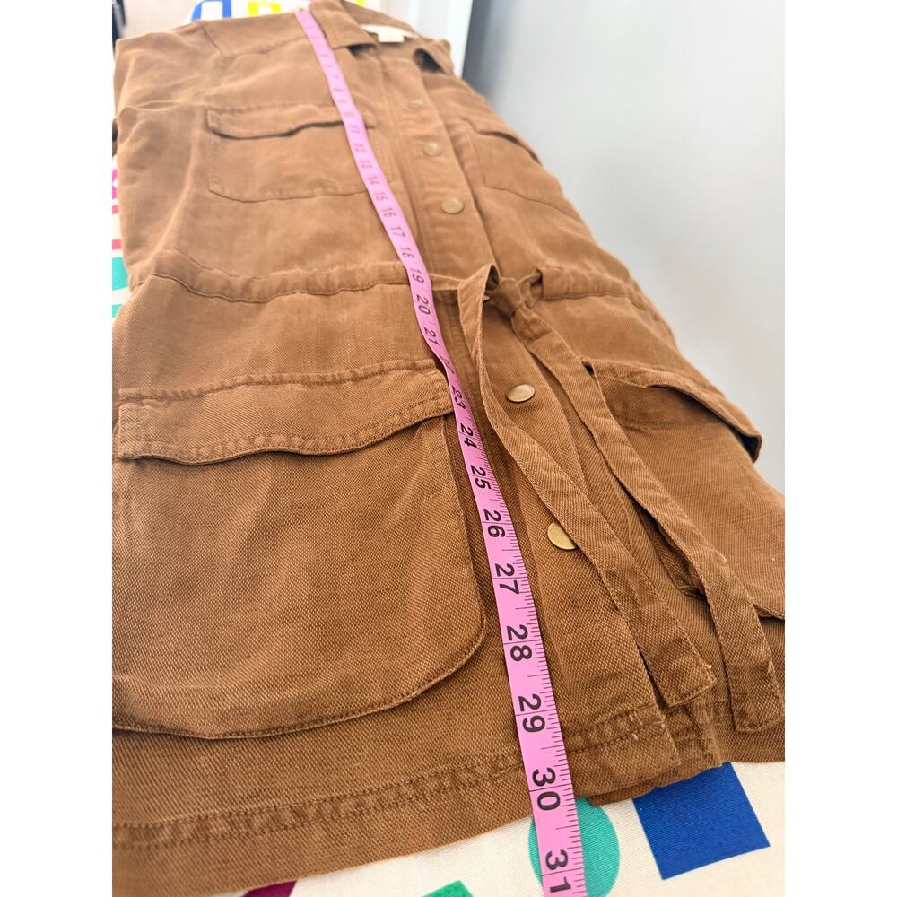 C&C California Cargo Safari Jacket, Brown Field Coat size Small - Picture 6 of 6